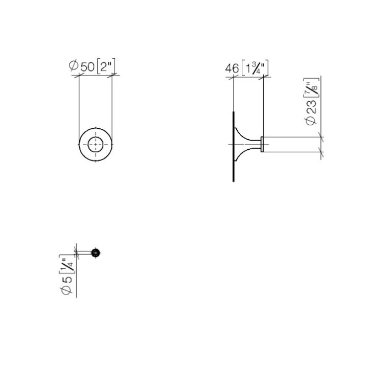 Dornbracht Vaia крючок 8325180942 Satin Bronze