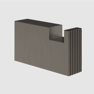 Gessi Inverso Rigato Крючок Black Metal Brushed PVD