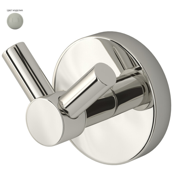 Сунержа 7038-3007-0000 двойной крючок RAL7038