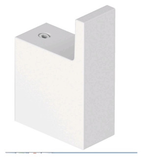 Kludi VELA C Крючок Matt White, Bianco Opaco