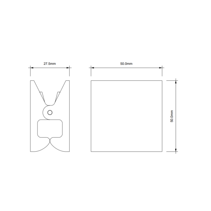 Decor Walther 0907200 крючок PINCH R/L хром