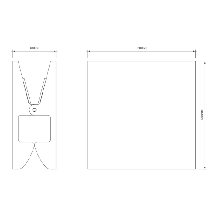 Крючок Decor Walther 0907300 PINCH S/L хром