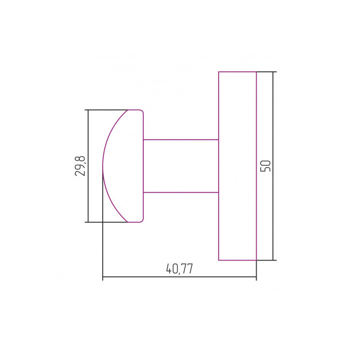 Сунержа Сфера Крючок 7048-3006-0000 RAL7048