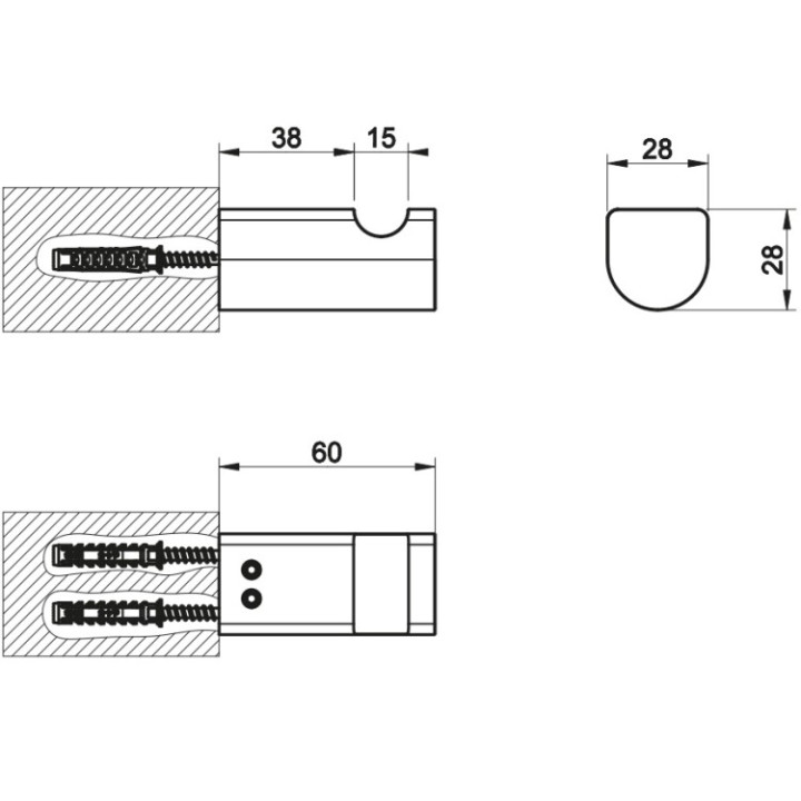 Крючок Gessi Rilievo 59521#710 Brass PVD