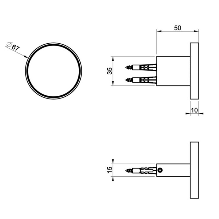 Gessi Origini 66521#031 крючок хром