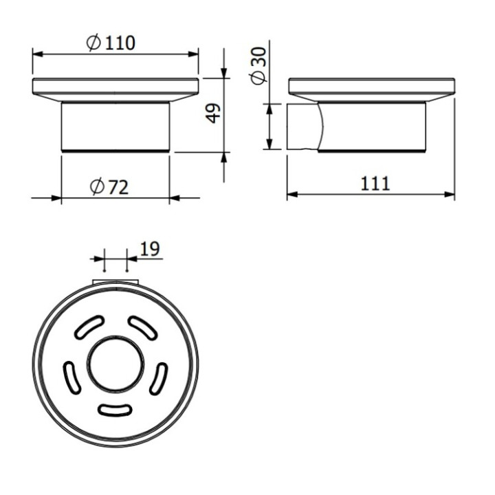Kludi 5898505 VELA R мыльница стальная
