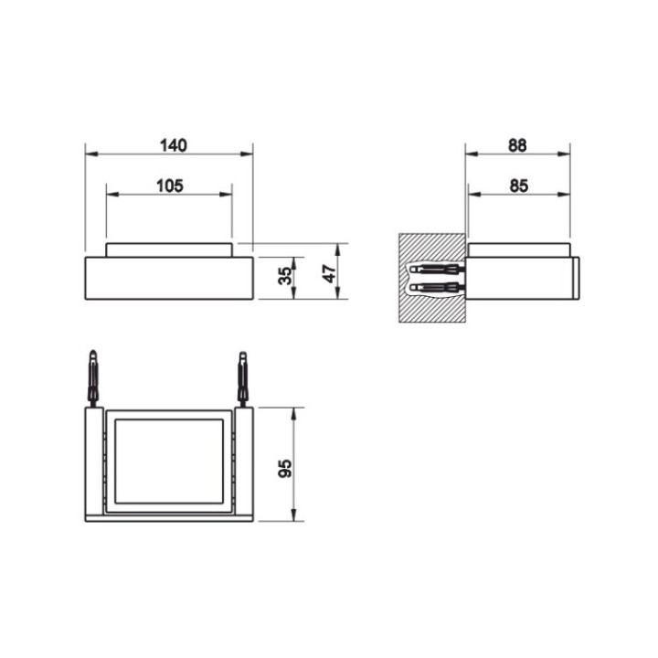 Gessi Rettangolo 20801#149 мыльница, никель