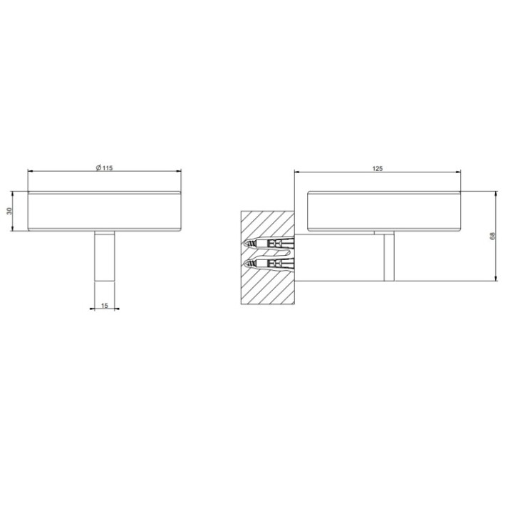 Gessi 66401#710 мыльница настенная Origini Brass PVD