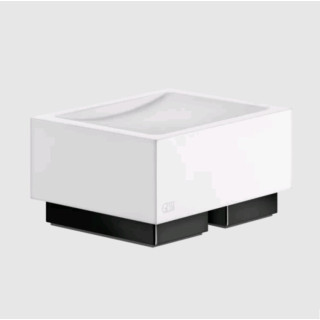 Gessi Rettangolo Мыльница подвесная для ванны Black Metal PVD