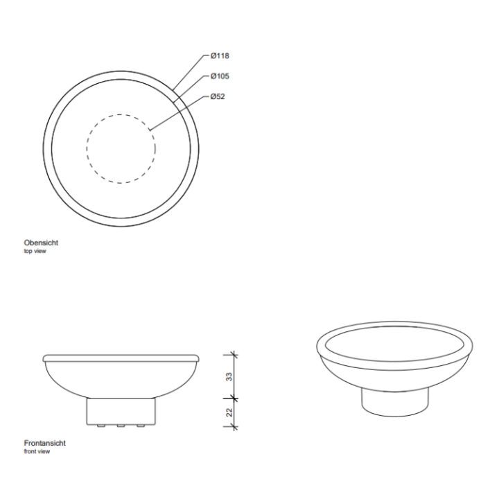 Decor Walther 0932900 мыльница Crack сталь