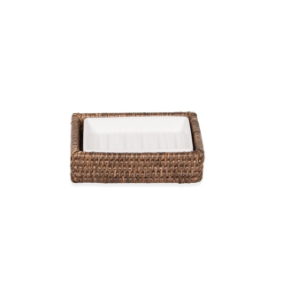 Decor Walther Basket Мыльница подвесная для ванны Rattan dunkel