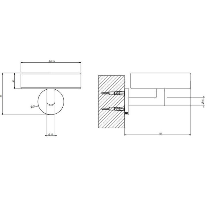 Gessi 63602#707 Мыльница Ventaglio чёрная, настенная