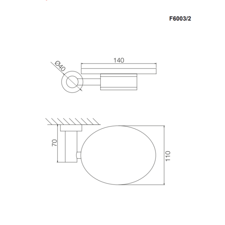 Fima F6003/2HS мыльница Brushed Champagne