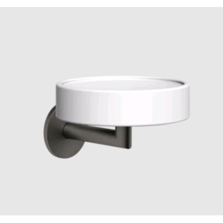 Gessi Tondo Мыльница подвесная для ванны Black Metal Brushed PVD