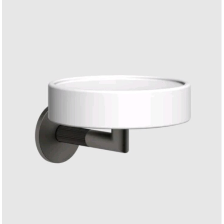 Gessi 63801#707 мыльница Ingranaggio Black Metal