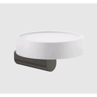 Gessi Rilievo Мыльница подвесная для ванны Black Metal Brushed PVD