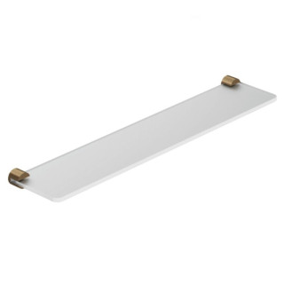 Kludi VELA R Полка для ванны 60x12 см Brushed bronze