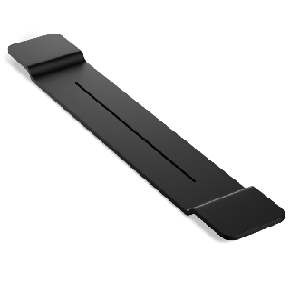 Decor Walther Stone Полка для ванны 95x15 см Matt Black, Nero Opaco