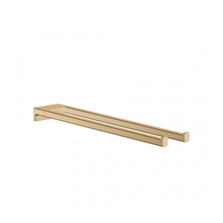 Hansgrohe AddStoris Полотенцедержатель двойной для ванны 44.5 см Brushed bronze