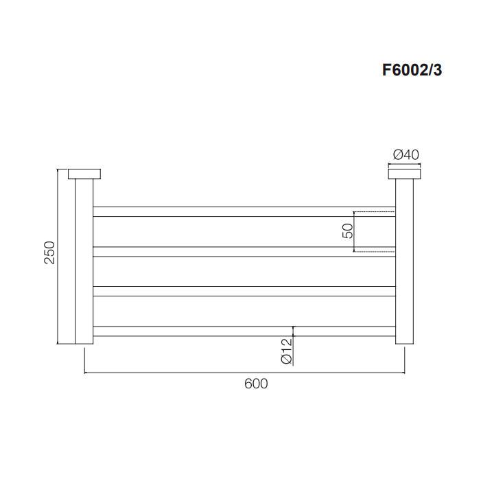 F6002/3BS полотенцедержатель Fima Carlo Frattini