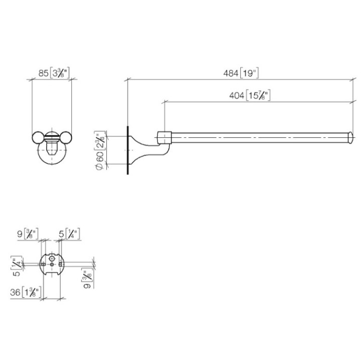 Dornbracht 8321036109 полотенцедержатель Madison