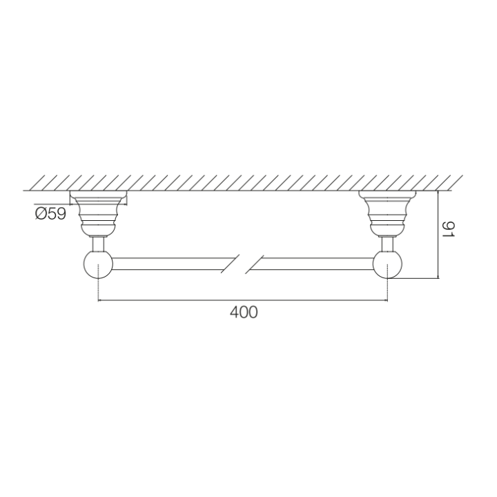 F6060/40OR полотенцедержатель Fima Carlo Frattini