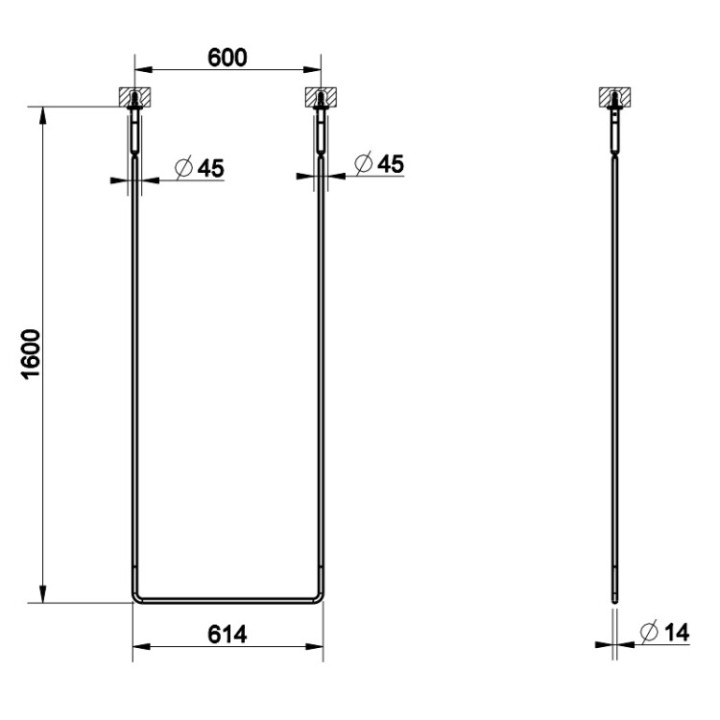 Gessi 38143#125 полотенцедержатель, Copper Brushed