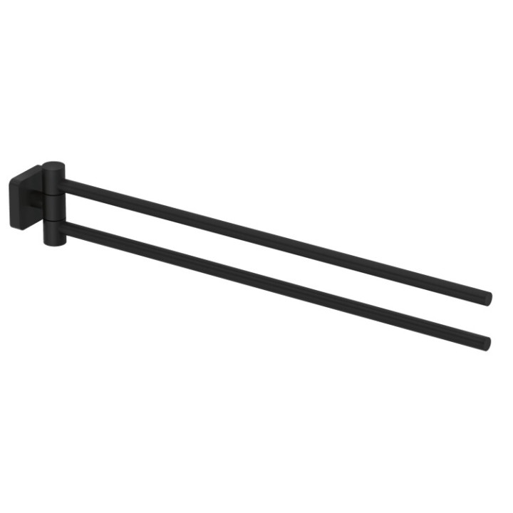 Kludi 2597739 полотенцедержатель двойной Matt Black