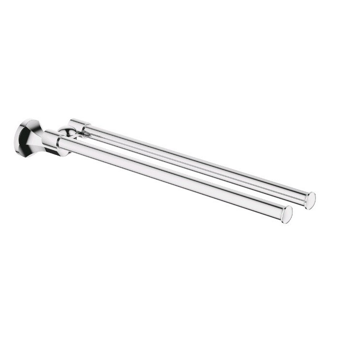 Dornbracht 8321036100 полотенцедержатель двойной сталь