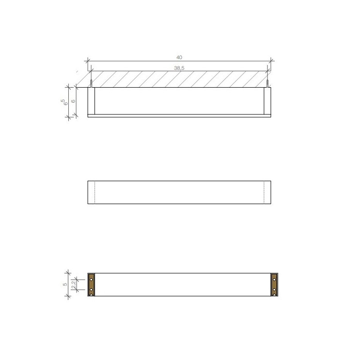 Decor Walther 0590100 полотенцедержатель 40 см