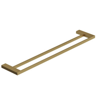 Kludi VELA C Полотенцедержатель двойной для ванны 63 см Brushed Gold