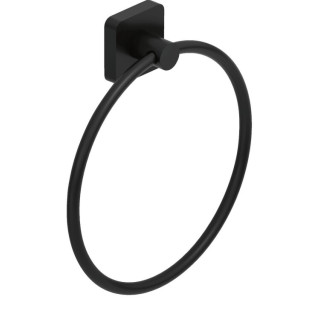 Kludi VELA S Полотенцедержатель кольцо для ванны 16.8 см Matt Black, Nero Opaco