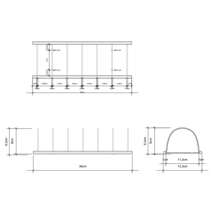 Decor Walther 0846860 полотенцедержатель 35 см