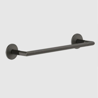 Gessi Ingranaggio Полотенцедержатель одинарный для ванны 35 см Black Metal Brushed PVD