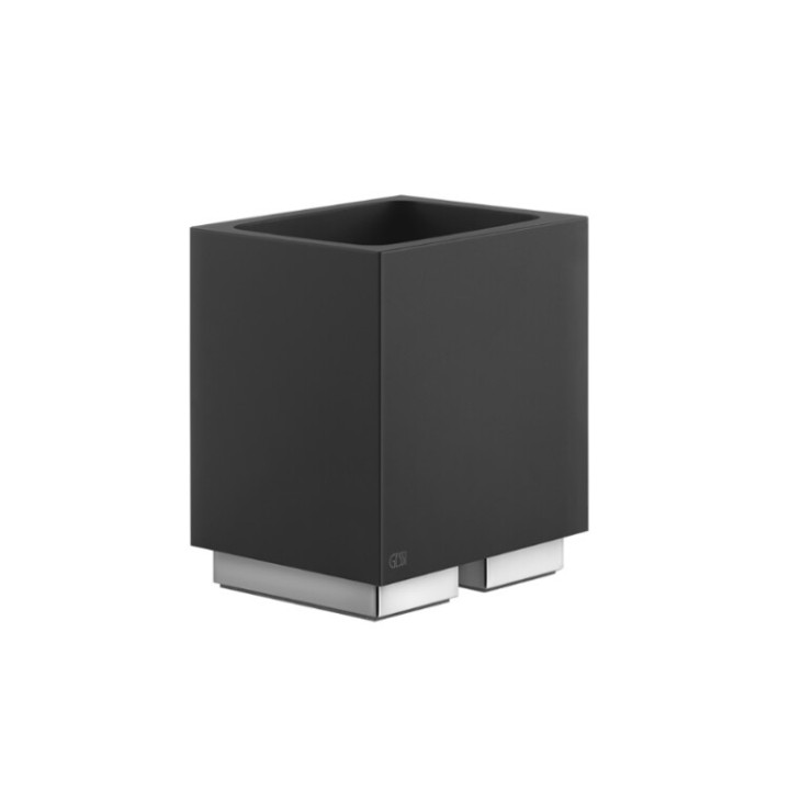 Gessi 20832#706 стакан Rettangolo Black Metal PVD