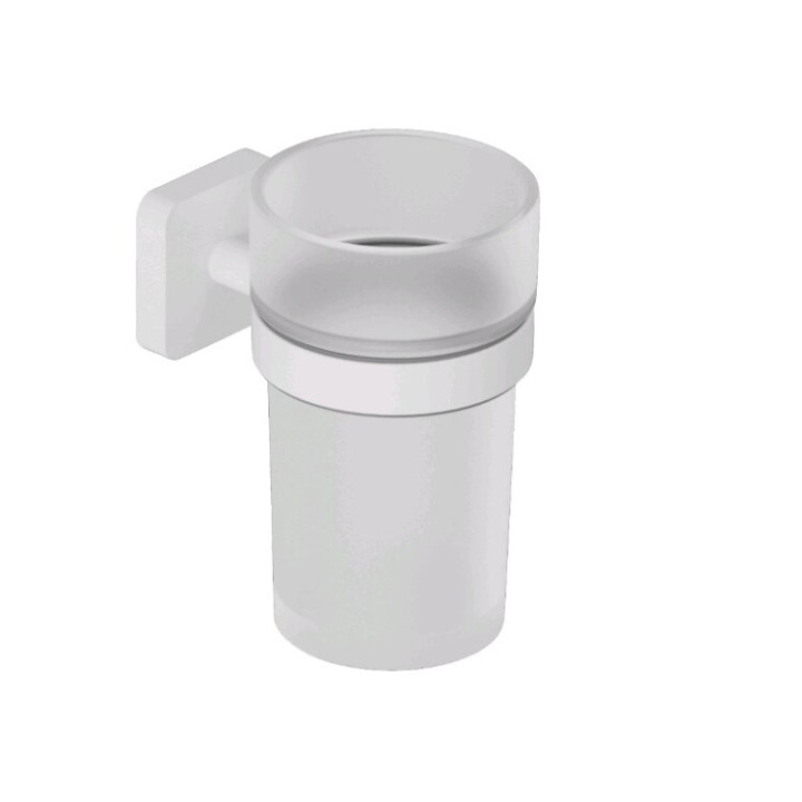 Kludi 2597553 стакан для ванны Matt White, стекло