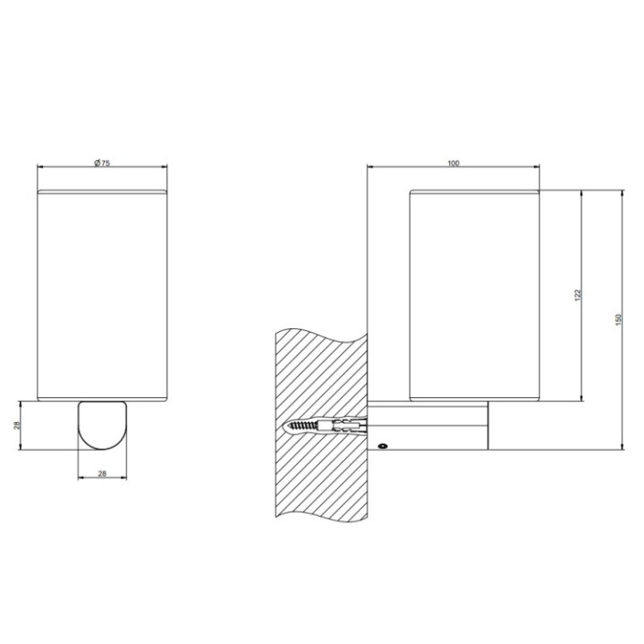 Gessi 59508#707 стакан Rilievo для ванны