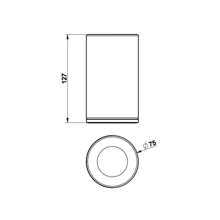 Gessi 58531#708 стакан для ванны Copper Brushed PVD