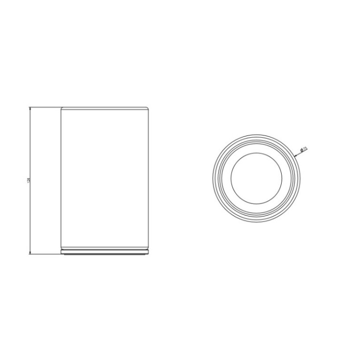 Gessi 54732#239 стакан 316 Steel Brushed, Inox