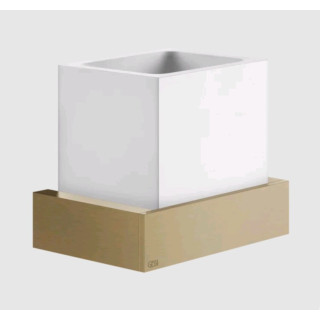 Gessi Rettangolo Стакан для ванны Warm Bronze Brushed PVD