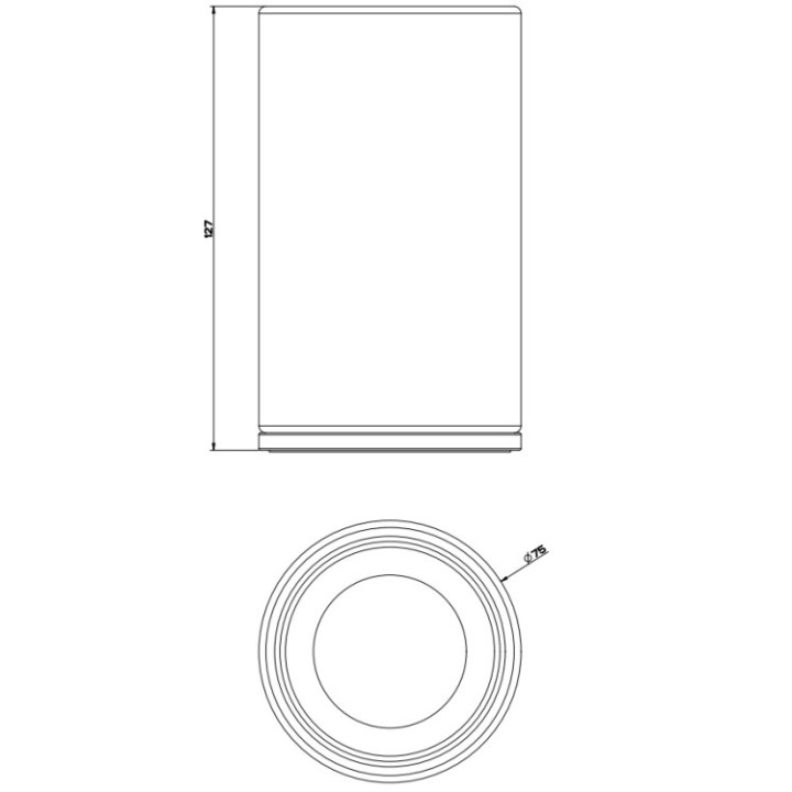 Gessi 58531#706 стакан для ванны Black Metal PVD