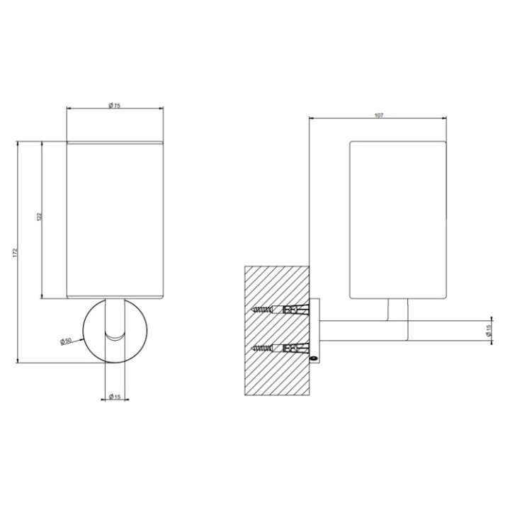 Gessi 63608#707 стакан для ванны Black Metal Brushed