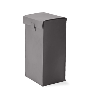 Decor Walther Nappa Корзина для белья Smoke-grey