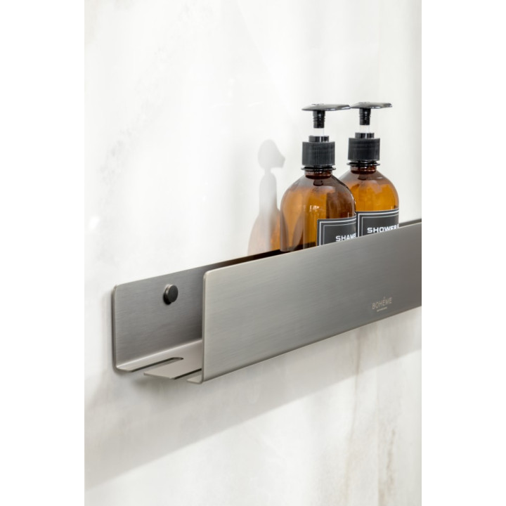 Полка для ванны Boheme 10967-GM Gun Metall
