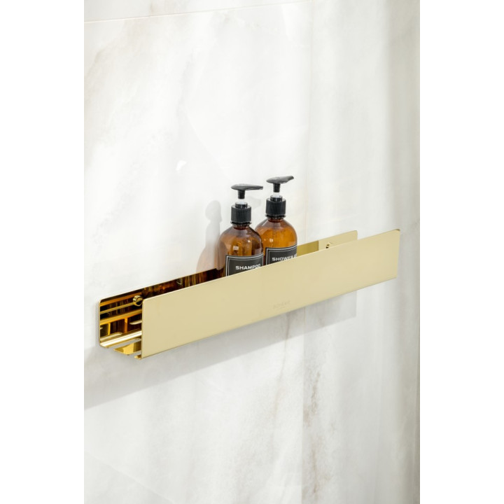 Полка для ванны Boheme 10967-G Gold