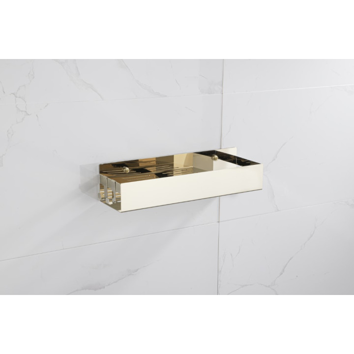 Полка Boheme 10965-G для ванны, золото