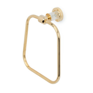 Boheme Murano Cristal Полотенцедержатель кольцо для ванны 9.5 см Gold