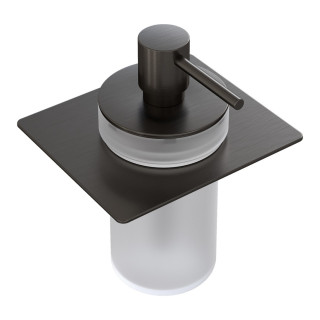 Boheme SPACE Дозатор для мыла подвесной Gun Metall