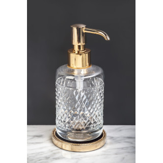 Boheme Murano Cristal Дозатор для мыла настольный Gold