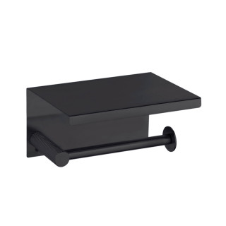 Boheme Uno Бумагодержатель с крышкой для туалетной бумаги подвесной Gun Metall